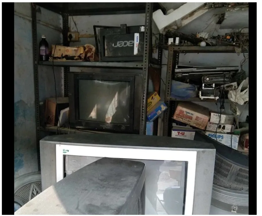 Inside the workshop